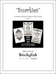 Snarkies Set #1 Cross Stitch with Attitude (image for) Snarkies Set #1 Cross Stitch with Attitude
